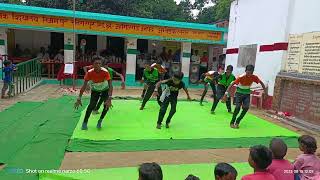 Patriotic mashup dance performance culturalprogramme independenceday patriotism upbasic [upl. by Rodney]