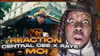 CENTRAL CEE X RAYE  MOI MUSIC VIDEO Reaction [upl. by Ddene]