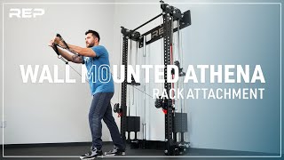 REP Wall Mounted Athena  Technology Review and Demonstration with Rack Functional Trainer Builtin [upl. by Talbott]