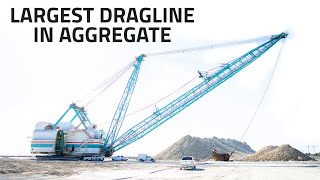 The Worlds Biggest Aggregate Dragline with North American Mining [upl. by Suinotna]