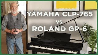 Best Full Sized Digital Grand Piano Roland GP6 vs Yamaha CLP765 Grand Piano Showdown with Ted [upl. by Wallace]