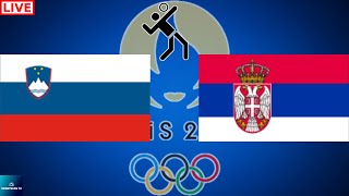 2024 PARIS OLYMPICS SLOVENIA vs SERBIA MENS VOLLEYBALL LIVE GAME CHAT [upl. by Risay]