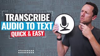 How To Transcribe Audio To Text UPDATED Video Transcription Tutorial [upl. by Novick]