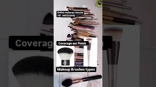 Makeup brushes kabuki and buffing brush differences kabuki buffing makupbrush shortsfeed [upl. by Sirtimed]