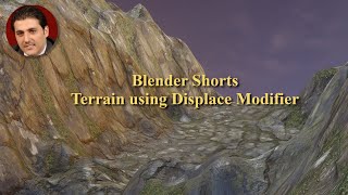 Blender Beginner Tutorial  Displace Modifier to Generate a Terrain [upl. by Messab]