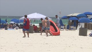 Panama City Beach officials pass ordinance that restricts Spring Breakers access to the beach [upl. by Anaira454]