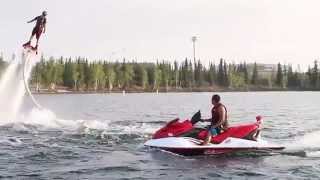 Flyboarding Yellowknife Canada [upl. by Ilojna879]