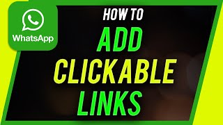 How to Add CLICKABLE LINK in WhatsApp Status [upl. by Resor]