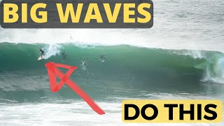 How To Surf Big Waves amp Overcome Fear  Surf Lesson [upl. by Aciram175]