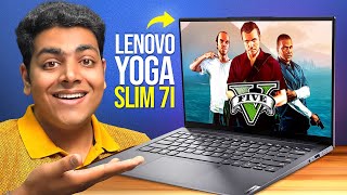 Lenovo Yoga Slim 7i  AI Powerhouse With Intel Evo  Unboxing  Gaming Test [upl. by Demaggio]