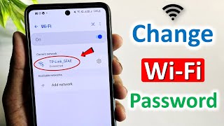 how to change wifi password  wifi password change  wifi ka password kaise change kare [upl. by Vernon]