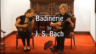 Badinerie JSBach  Aleksei Aleksandrov domra Ekaterina Skliar mandolin [upl. by Gard]