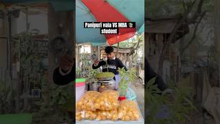 Panipuri vala VS MBA student  Vimal Gupta  funnyvideo panipuri foodie foodlover [upl. by Rramal]