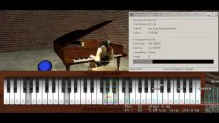 Virtual Piano  lion king Hakuna Matata [upl. by Leachim]