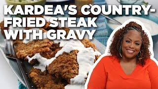 Kardea Browns CountryFried Steak with Gravy  Delicious Miss Brown  Food Network [upl. by Amos]