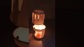 DIY Rotating Lamp using Paper cup 😍😁🥰 trending diy craft yt youtubeshorts shorts ytshorts [upl. by Pittel373]