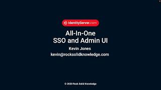 Get a SSO POC running in under 6 minutes with Duende IdentityServer and AdminUI [upl. by Esineg610]