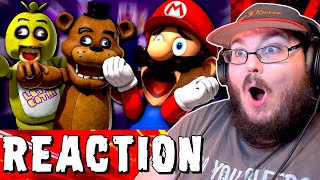 Mario Plays Five Nights At Freddys SMG4 FNAF REACTION [upl. by Brandes]