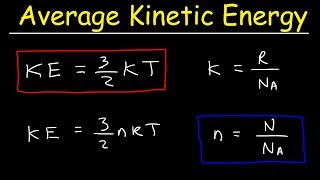 How To Calculate The Average Translational Kinetic Energy of Molecules Using Boltzmanns Constant [upl. by Yesdnik]