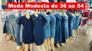 MODA MODESTA JEANS DO 36 AO 54 EM SANTA CRUZ DO CAPIBARIBE [upl. by Bone]