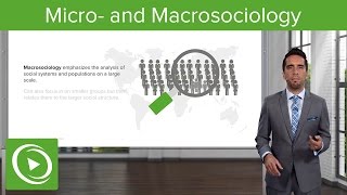 Micro and Macrosociology Functionalism amp Conflict Theory – Psychology amp Sociology  Lecturio [upl. by Shaffert]