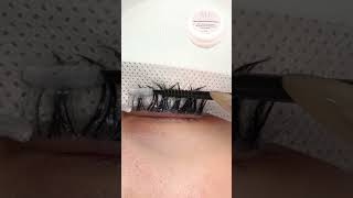 Eyelash Extensions Removal Process🔍 lashes [upl. by Dwain]