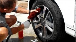 Car Wheel Detailing and Cleaning [upl. by Fredra]