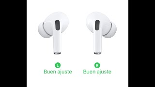 Cómo seleccionar el tamaño correcto de las almohadillas de los AirPods Pro [upl. by Godden]