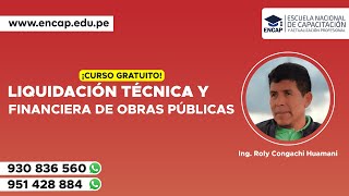 CURSO LIQUIDACIÓN TÉCNICA Y FINANCIERA DE OBRAS PÚBLICAS  2023 [upl. by Anatnas]