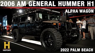 SOLD 2006 AM General Hummer H1 Alpha Wagon wTyler Hoover amp April Rose  BARRETTJACKSON PALM BEACH [upl. by Mareah]