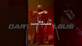 Darth Malgus vs Darth Bane  starwars shorts vsedits [upl. by Assisi277]