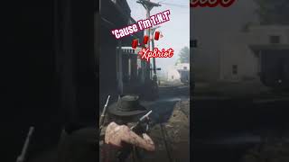 I have CATLIKE REFLEXES in Red Dead Online rdo2 freeaim rdo [upl. by Matthaeus]