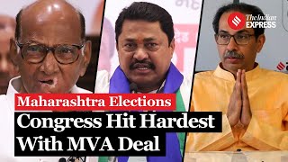 Maharashtra Election 2024 MVA SeatSharing Deal Final Congress Hit Hardest [upl. by Indihar216]