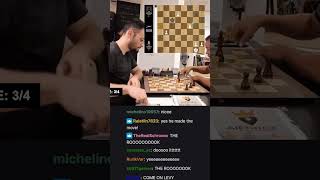 Brilliant Move‼️The Rooook✨🐘🦣Levy in a Tournament chess chessbot chesstricks gothamchess [upl. by Heshum]