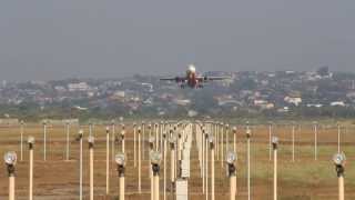 Indonesia AirAsia Takeoff Ahmad Yani International Airport Semarang [upl. by Opportuna]