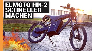 ELMOTO HR2 schneller machen mit zusätzlichen Controller Umbau auf 5 kW [upl. by Lebiram]