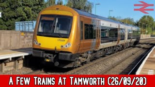 A few trains at Tamworth 260920 [upl. by Nalyorf]