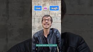 PRONUNCIATION TUTORIAL 3 LOVE vs LAUGH pronunciation britishenglish speakenglish englishtips [upl. by Saile]