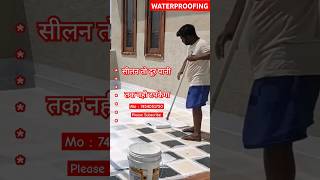 Waterproofing Treatment roof terrace tiles marble shorts [upl. by Aver]