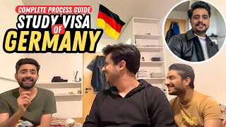 Complete process guide to Germany study visa you don’t need consultant after Watching this pt1 [upl. by Ecnatsnoc379]