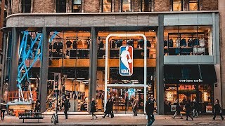 FOMOS NA NBA STORE DE NOVA YORK [upl. by Ahsiaa]