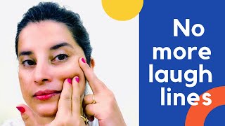 5minsGet rid of smile lines nasolabial folds naturally at home how to laugh line Rachna Jintaa [upl. by Raamal]