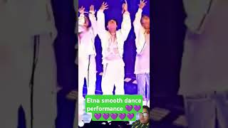 Etna smooth dance performance 💜💜💜 bts btsarmy bighitentertainmen Reactionshortsz6b [upl. by Edak]