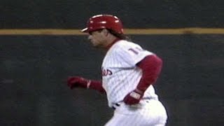 1993 WS Gm4 Daultons homer gives Phils a 97 lead [upl. by Karp]