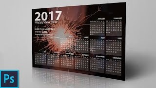 How To Create a Professional Calendar in Photoshop [upl. by Anaul]