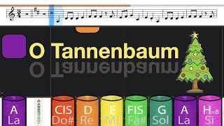 Boomwhackers Weihnachtslieder O Tannenbaum Boomwhackers O Tannenbaum Noten play along TopVideo [upl. by Ahsil]