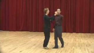 Beginner Social Foxtrot  Basic Step Ballroom Dance Lesson [upl. by Aldora]