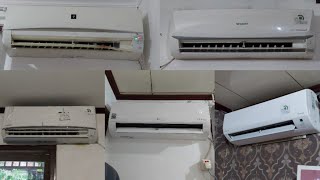 My Air Conditioners 2021 v1  Sharp Daikin Panasonic and LG [upl. by Adelind]