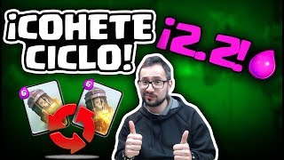 ¡EL MAZO TOP DE COHETE CICLO 22 DE ELEXIR  Malcaide Clash Royale [upl. by Amlez225]