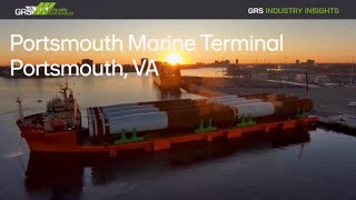 The first set of monopiles for the Coastal Virginia Offshore Wind project has been delivered [upl. by Mauchi]